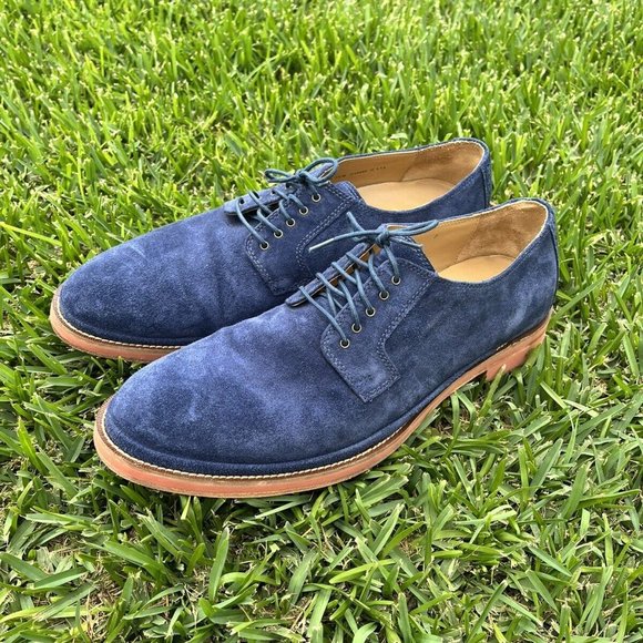 Cole Haan South St Plain blue oxford dress shoes mens 13